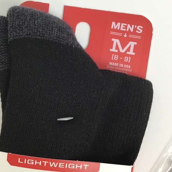 Duluth Men's 7-Year Lightweight Performance Crew Socks Gray Brown Black Medium - Picture 5 of 16